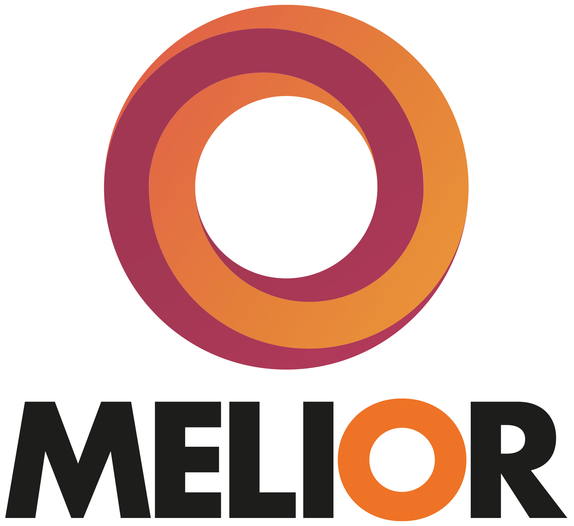 Het logo van Melior.
